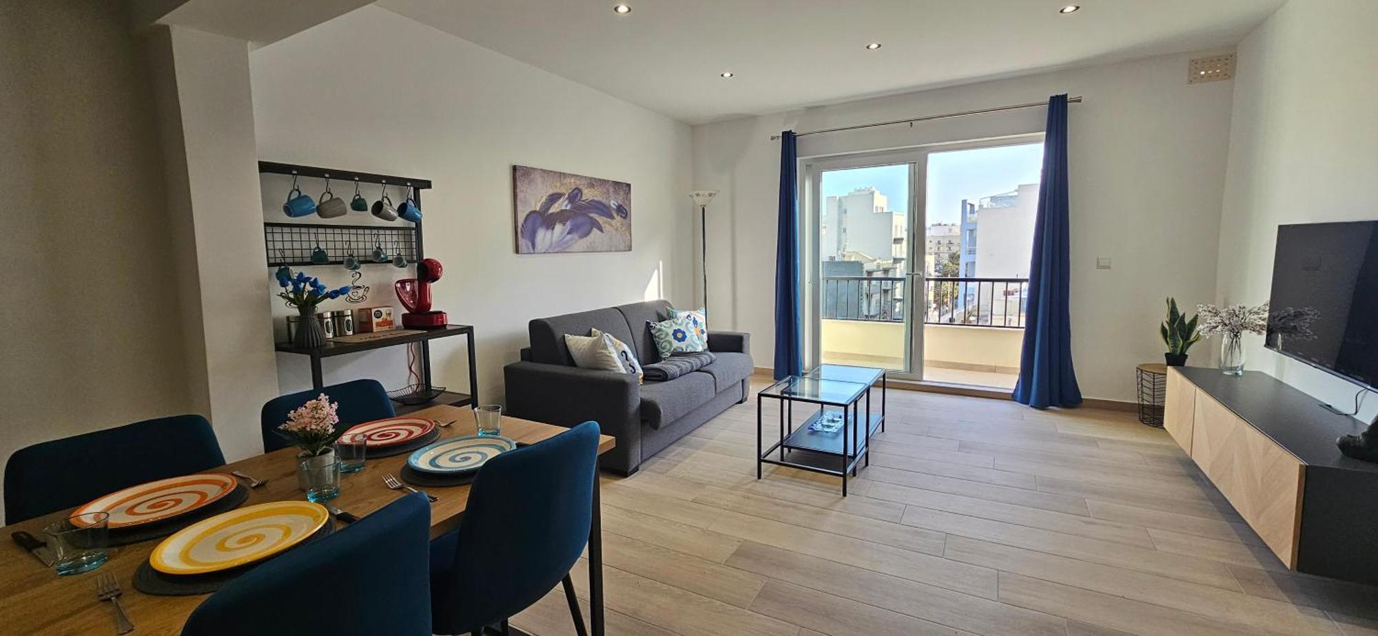 Апартаменты Sea Breeze Penthouse And Terrace Qawra St Paul'S Bay Сент-Полс-Бей Экстерьер фото